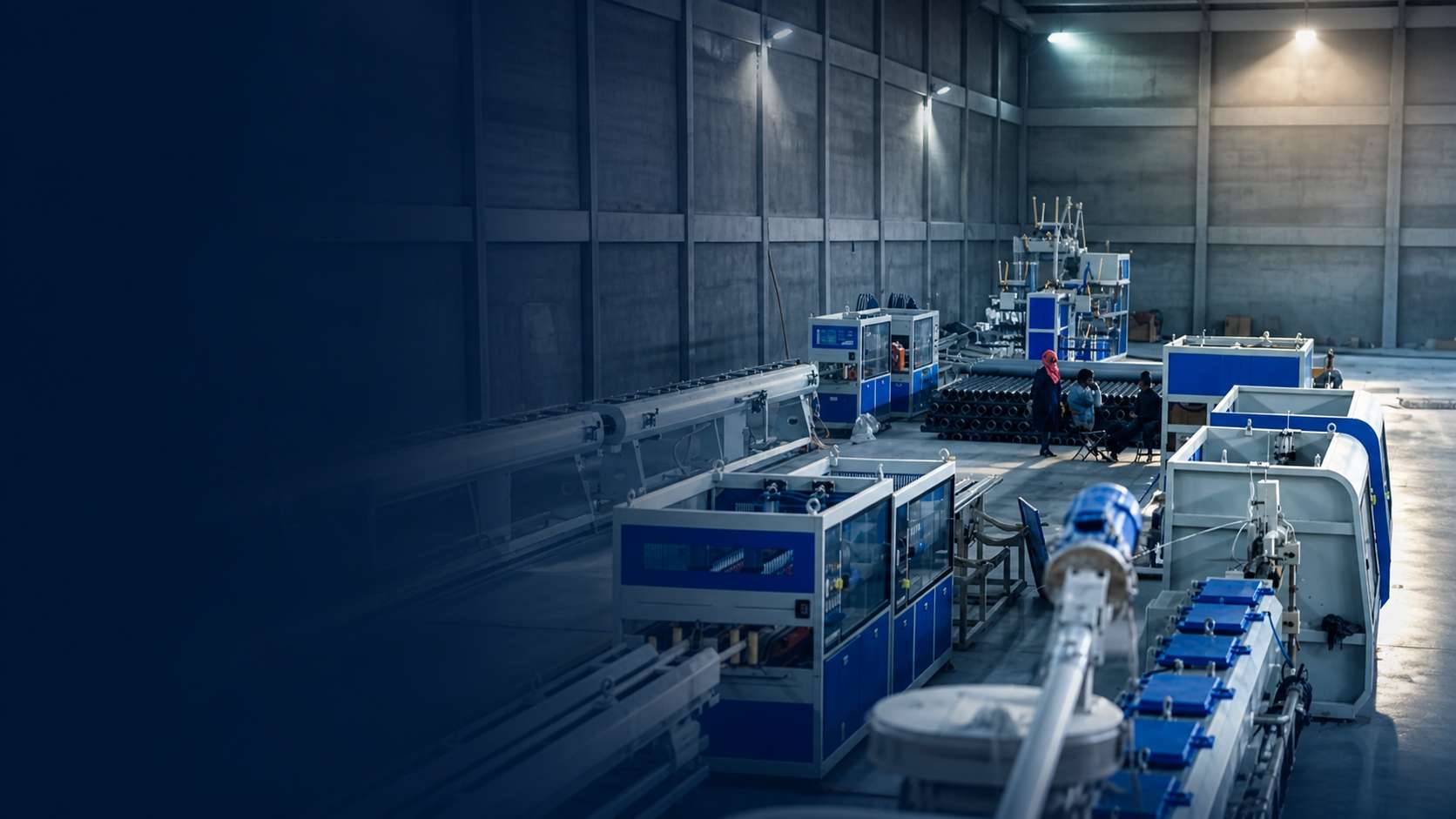 Industrial production facility representing job creation